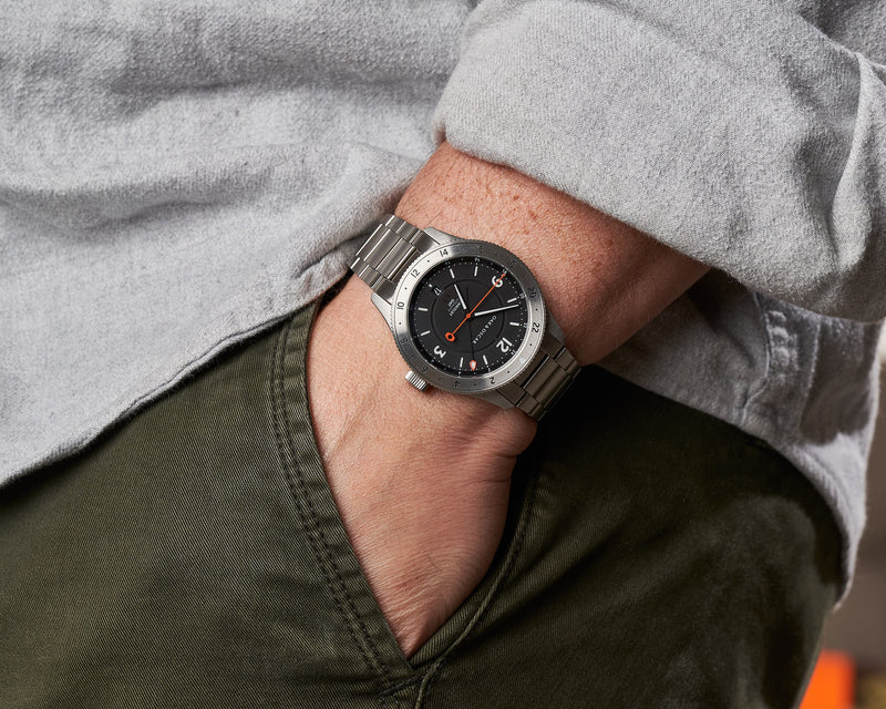 Oak & Oscar Humboldt GMT — Black